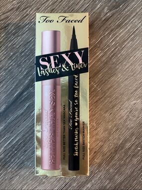 Too Faced Sexy Lashes & Liner Duo - Pink & Black